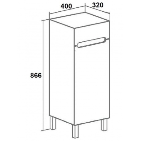 Полупенал Runo правый Парма 40  (00-00001049) - фото 2
