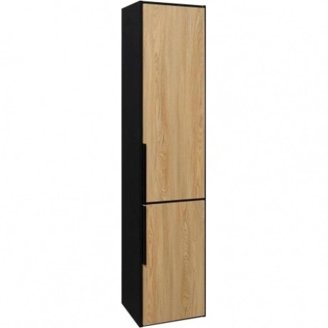 Пенал Runo правый подвесной дуб черный Мальта 35 (00-00001095)