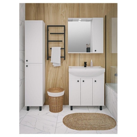 Пенал Runo белый правый Римини (00-00001253) - фото 2