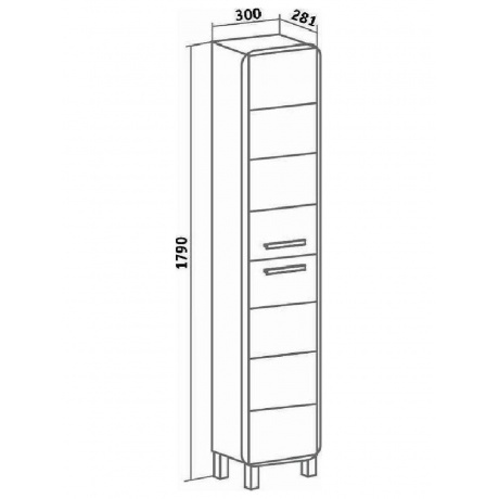 Пенал Runo универсальный  Эрика 30 (УТ000003637) - фото 5