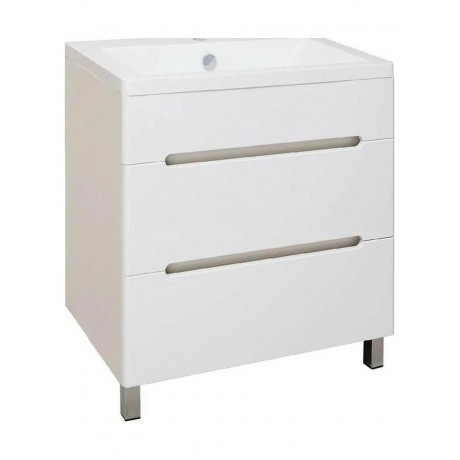 

Тумба под раковину Runo напольная 2 ящика (под умывальник Omega 75) Парма 75 (00000001141)