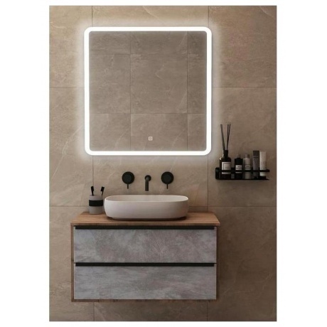 Зеркало RUNO с подсветкой 800х800 Руан Led (00-00001289) - фото 5