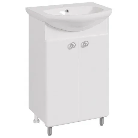 Тумба под раковину Runo  (под умывальник Элеганс 55) Капри 55 (У...