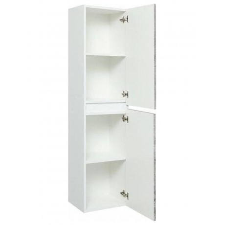 Пенал Runo универсальный серый бетон Манхэттен 35 (00-00001020) - фото 5