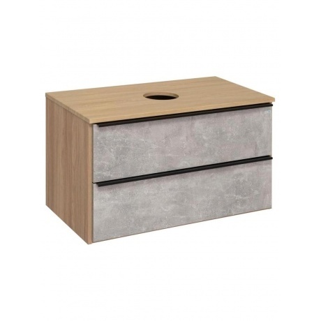 

Тумба под раковину Runo подвесная серый дуб (под умывальник Moduo Square 50/ Гамма 56/ Infinity 85/ Moduo Leaf 55) Мальта 85 (00-00001100)