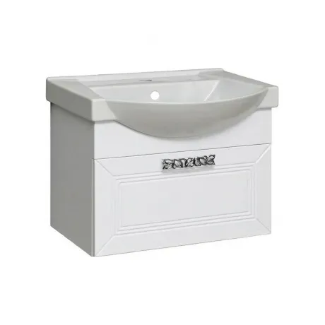 Тумба под раковину Runo подвесная (под умывальник Элеганс 55) Мо...