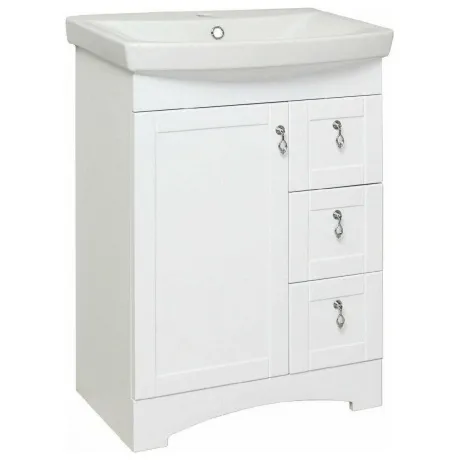 Тумба под раковину Runo  (под умывальник Carina 60) Мерида 60 (0...