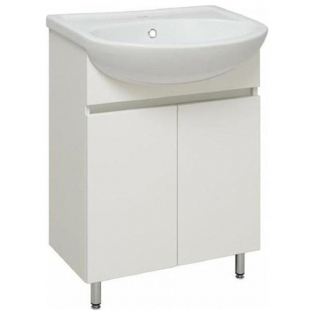 

Тумба под раковину Runo белая (под умывальник Уют 60 ) Лада 60 (00-00001163)