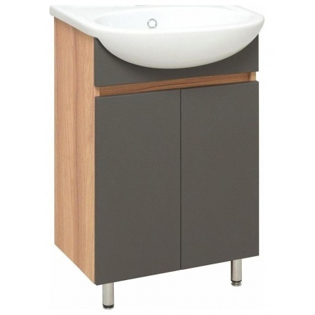 

Тумба под раковину Runo графит (под умывальник Уют 50 ) Лада 50 (00-00001164)