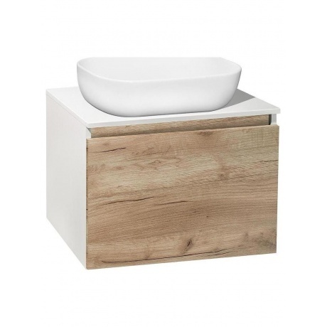 

Тумба под раковину Runo крафт дуб Бари 60 (00-00001374)