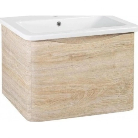 Тумба Runo Тоскана 60 светлое дерево под умывальник Никсон 60 (0...