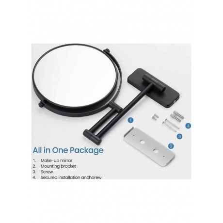 Зеркало Timo Saona черное золото (13076/18) - фото 3