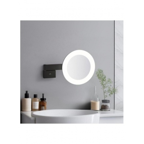 Зеркало с подсветкой Timo Petruma черный (15276/03) - фото 4