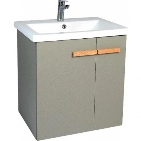 Тумба VIANT "Мюнхен" COMO 60 2 ств подвесная хаки 430х560х620 (V...