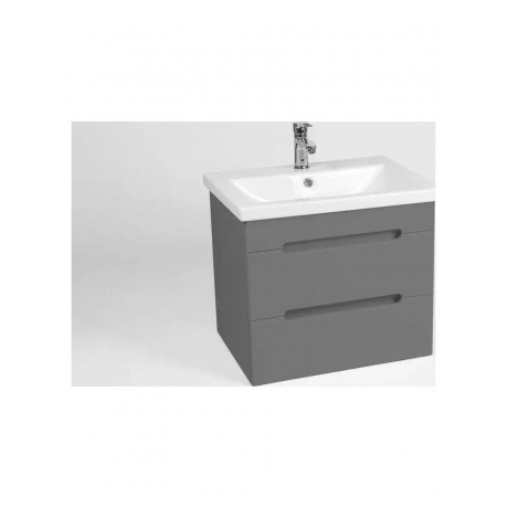 

Тумба VIANT "Марсель" COMO 60 2 ящика подвесная графит 430х560х500 (VMAR60COG-T2YP)