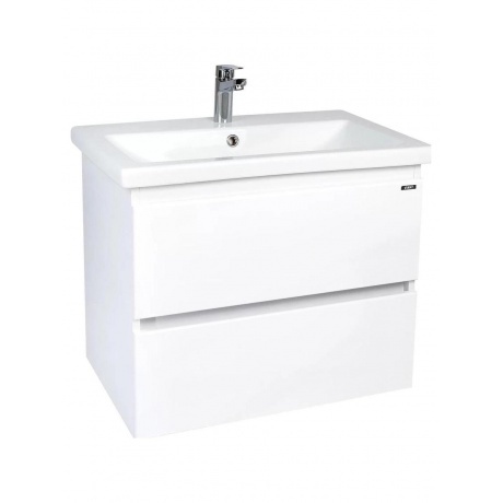 Тумба VIANT "Мальта" COMO 70 2 ящика подвесная белая 425х655х560...