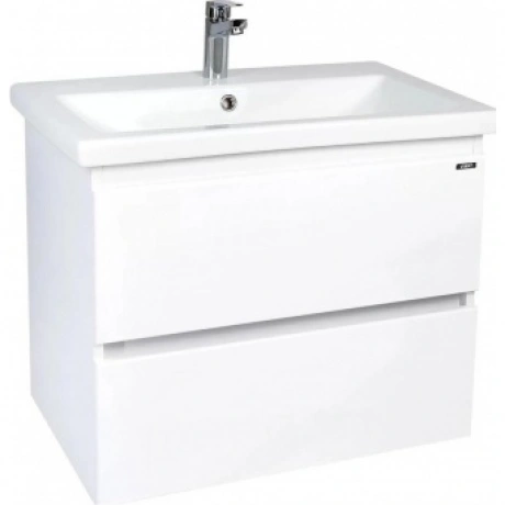 Тумба VIANT "Мальта" COMO 80 2 ящика подвесная белая 425х760х560...