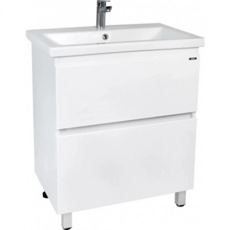 Тумба VIANT "Мальта" COMO 60 2 ящика белая 430х560х820 (VMAL60CO...