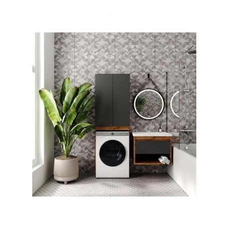 Зеркало VIANT "Лофт" 65х65 LED подсветка (VLOFT65-ZLED) - фото 2