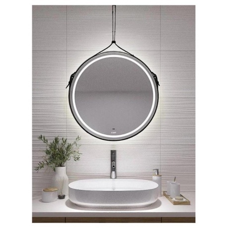 Зеркало VIANT "Лофт" 65х65 LED подсветка (VLOFT65-ZLED) - фото 3