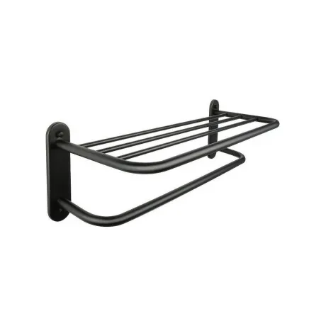 Полка для полотенец FIXSEN черная 66 см Hotel  (FX-31015B)
