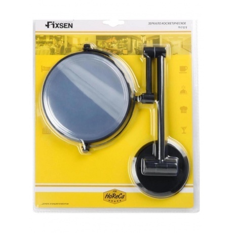 Зеркало косметическое FIXSEN черное Hotel D15 (FX-31021B) - фото 3