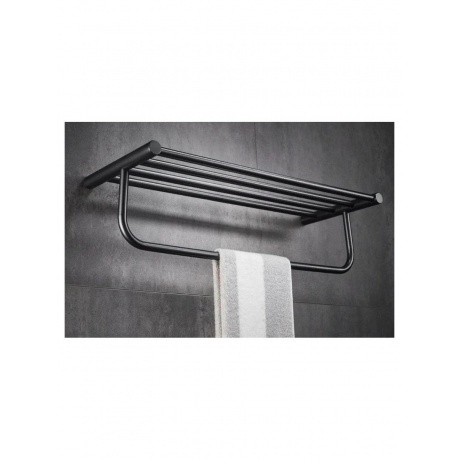 Полка для полотенец Haiba черный (HB8424-7) - фото 3