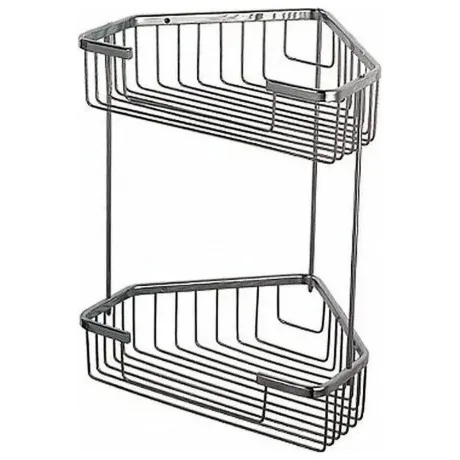 Полка металличекая угловая Haiba хром (HB335-1)