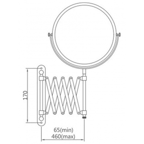 Зеркало косметическое Haiba увеличительное (HB6408) - фото 2