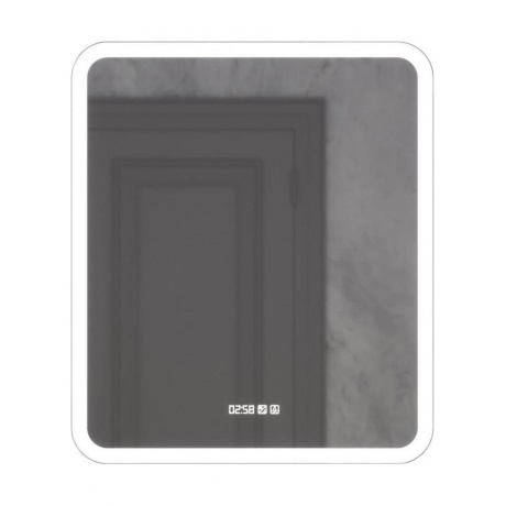 

Зеркало MIXLINE "Стив-3" 600*700 (ШВ) сенсорный выключатель, часы + подогрев (553264)