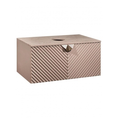 

Тумба RUNO Андорра 85 кашемир серый дуб какао подвесная под накладной умывальник (00-00002017)