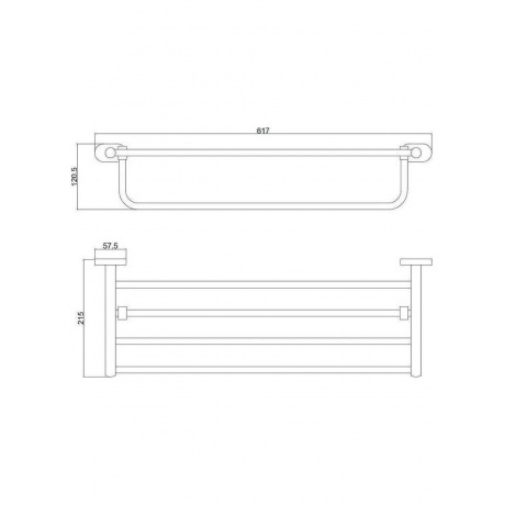 Полка для полотенец BELZ (B90024) - фото 2