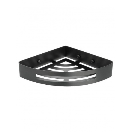 Полка угловая одноэтажная FIXSEN Hotel графит (FX-31003M) - фото 1