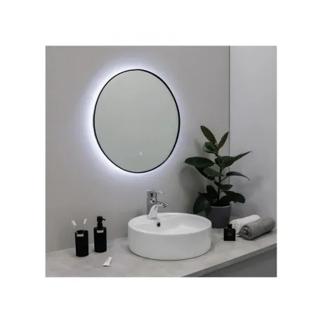 Зеркало FIXSEN с подсветкой LED круглое 70х70 см черное (FX-1070...