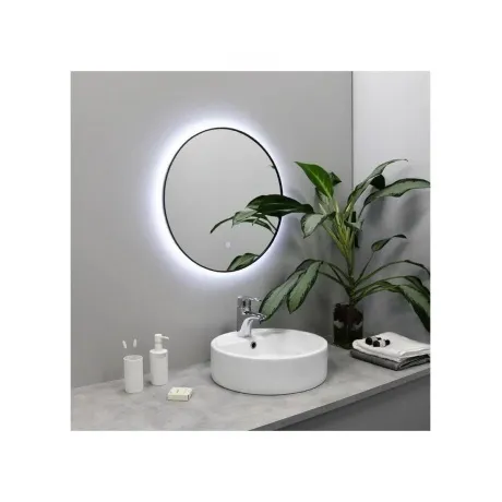 Зеркало FIXSEN с подсветкой LED круглое 60х60 см графит (FX-1060...
