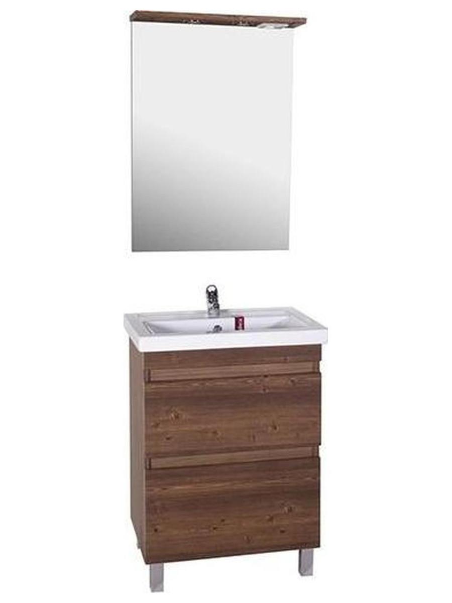 Зеркало ASB-Mebel Коста 60 "Светлый орех" (11484) - фото 2