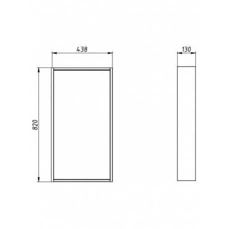Зеркало ASB-Mebel Адель 40 (9781) - фото 3