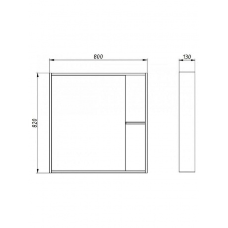 Зеркало ASB-Mebel Адель 80 (9782) - фото 3