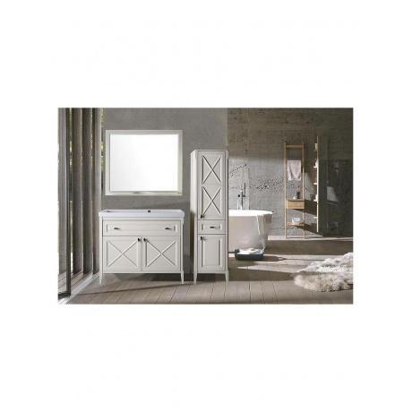 Зеркало ASB-Woodline Монте 100 с полочкой (10777) - фото 3