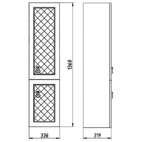 Пенал ASB-WoodlineВерано 40 (12000) - фото 2