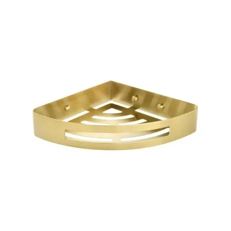 Полка угловая одноэтажная Fixsen Hotel золото-сатин (FX-31003L)