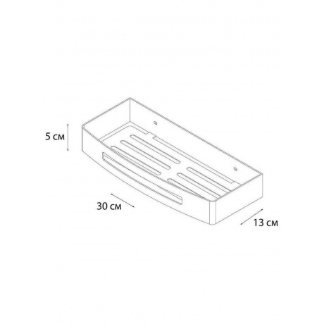 Полка прямоугольная одноэтажная Fixsen Hotel золото-сатин (FX-31003P) - фото 3