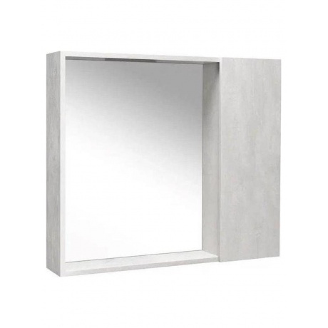 Зеркальный шкаф VIANT "Берлин" 80 правый/левый без света цемент ...