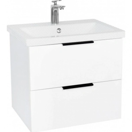 Тумба VIANT "Берлин" MODUO 60 2 ств белая 444х570х820 (VBER60MDB...
