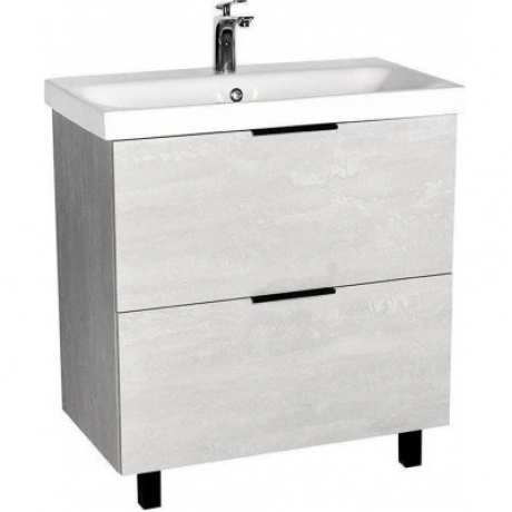 Тумба VIANT "Берлин" MODUO 80 2 ств белая 441х766х820 (VBER80MDB...