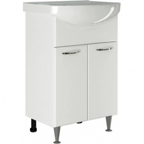 Тумба для ванной MIXLINE "АлАн-60" белый 2 створки  под раковину...