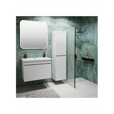 Шкаф-колонна Runo Модена белый (00-00003974) - фото 4