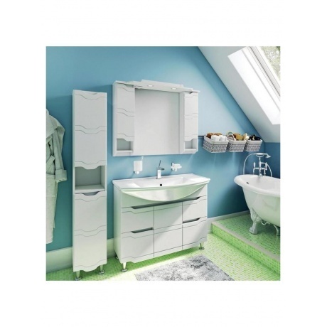 Зеркальный шкаф Runo  Стиль 105 (00000001119) - фото 3