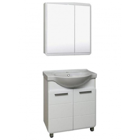 Зеркальный шкаф Runo  Эрика 70 (УТ000003320) - фото 3