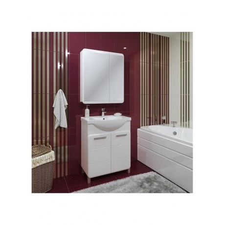 Зеркальный шкаф Runo  Эрика 70 (УТ000003320) - фото 4